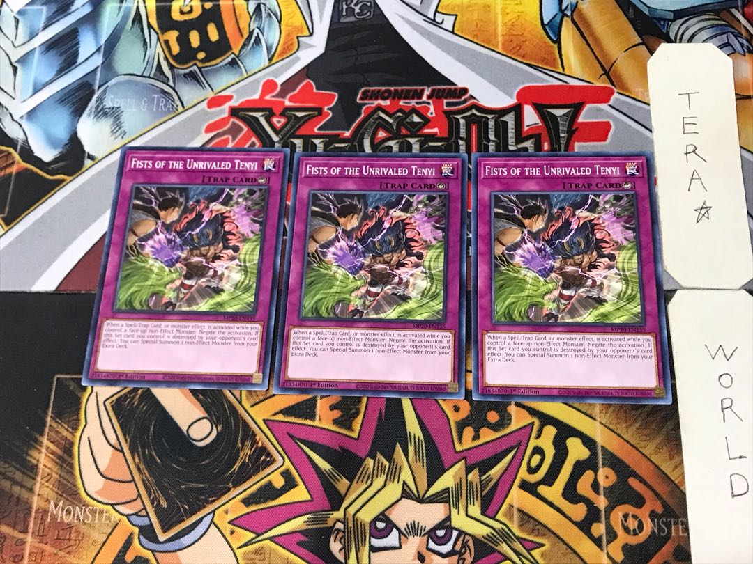 English Fists of the Unrivaled Tenyi 1 Normal Set of 3 Tera