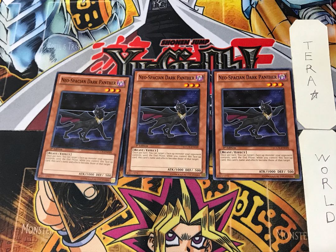 English Neo-Spacian Dark Panther 1 Normal, set of 3 Tera.