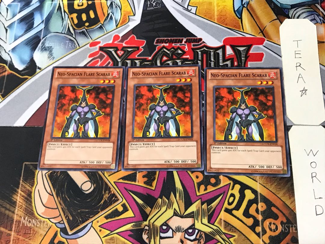 English Neo-Spacian Flare Scarab 1 Normal, set of 3 Tera.