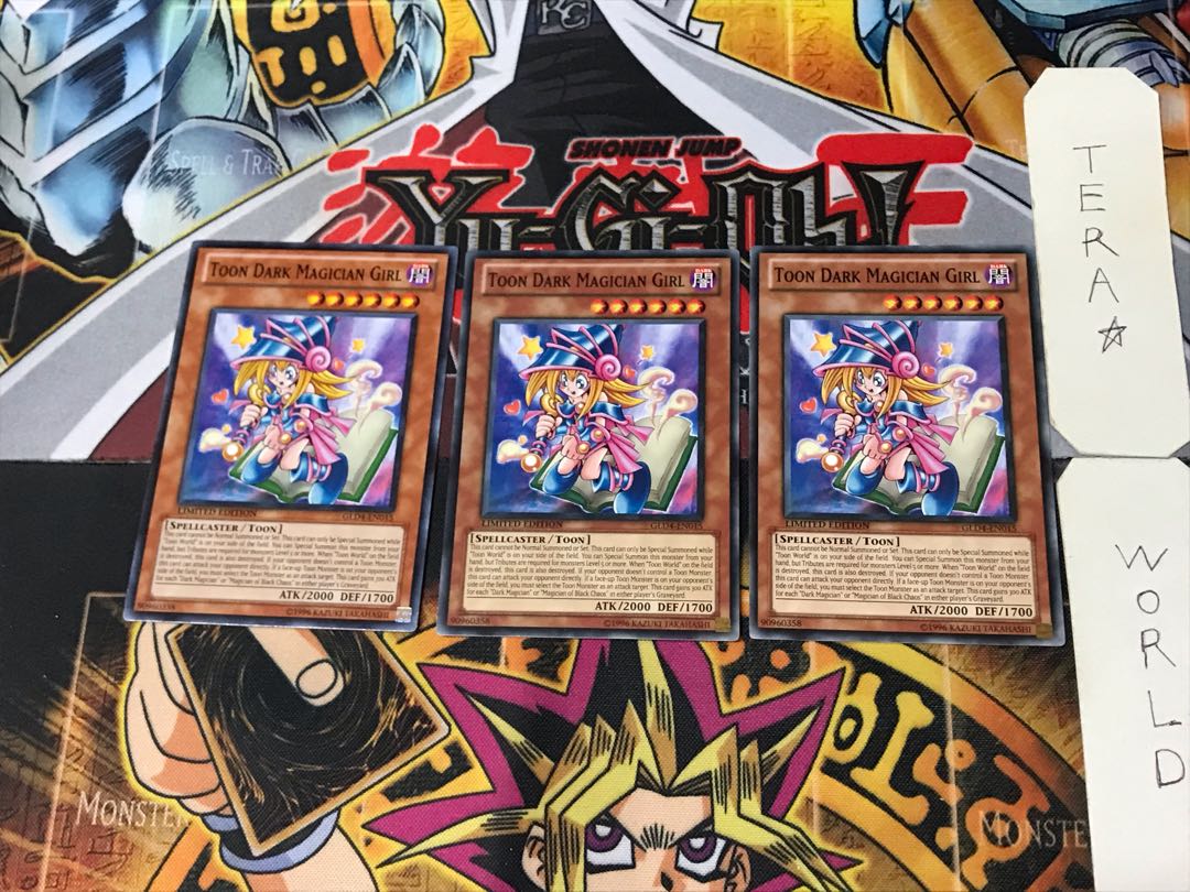 English Toon Dark Magician Girl 1 Normal Set of 3 Tera