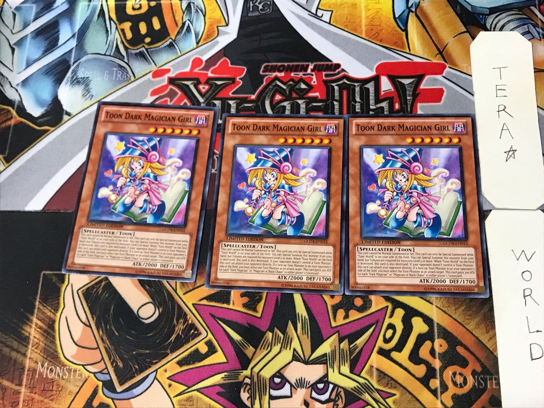 英語版 トゥーン・ブラック・マジシャン・ガール 3 ノーマル 3枚セット てら