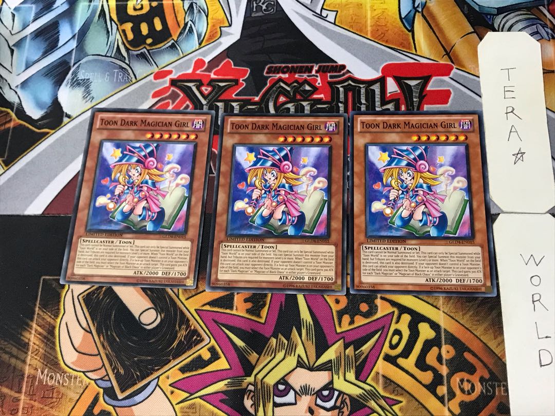 英語版 トゥーン・ブラック・マジシャン・ガール 4 ノーマル 3枚セット てら