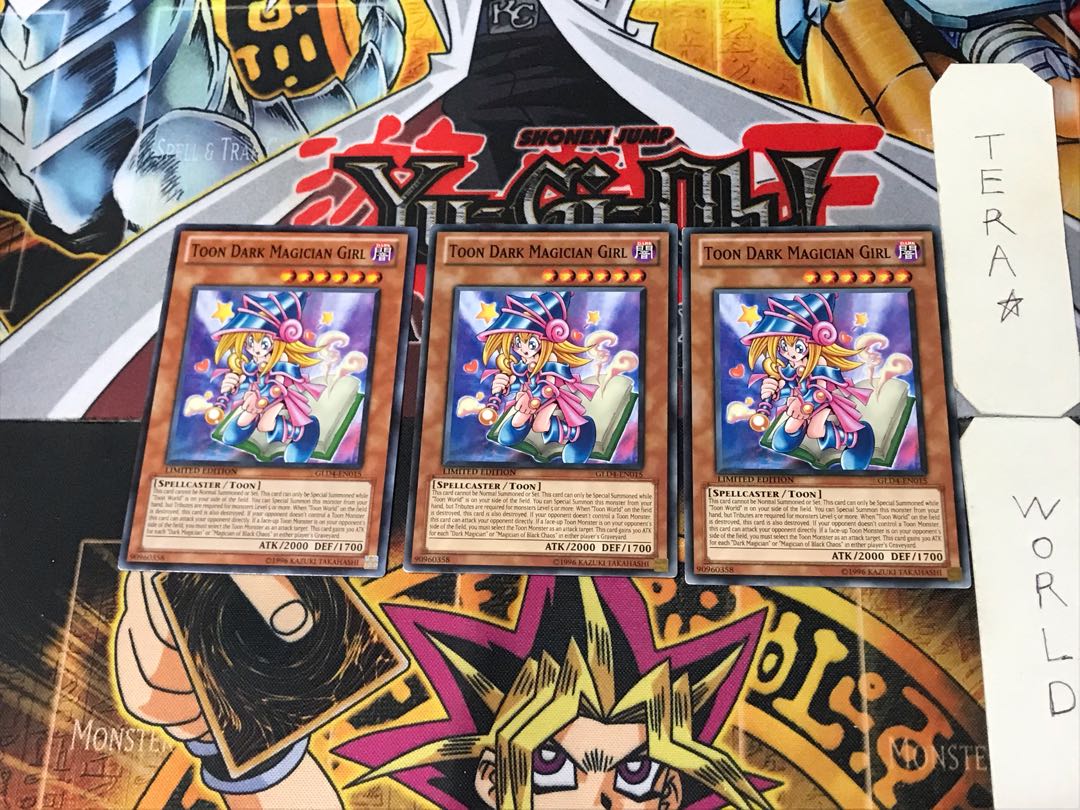 English Toon Dark Magician Girl 8 Normal Set of 3 Tera