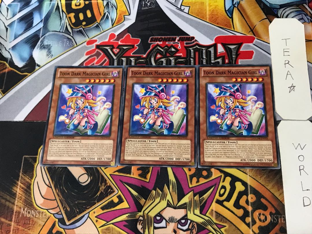 English Toon Dark Magician Girl 9 Normal Set of 3 Tera