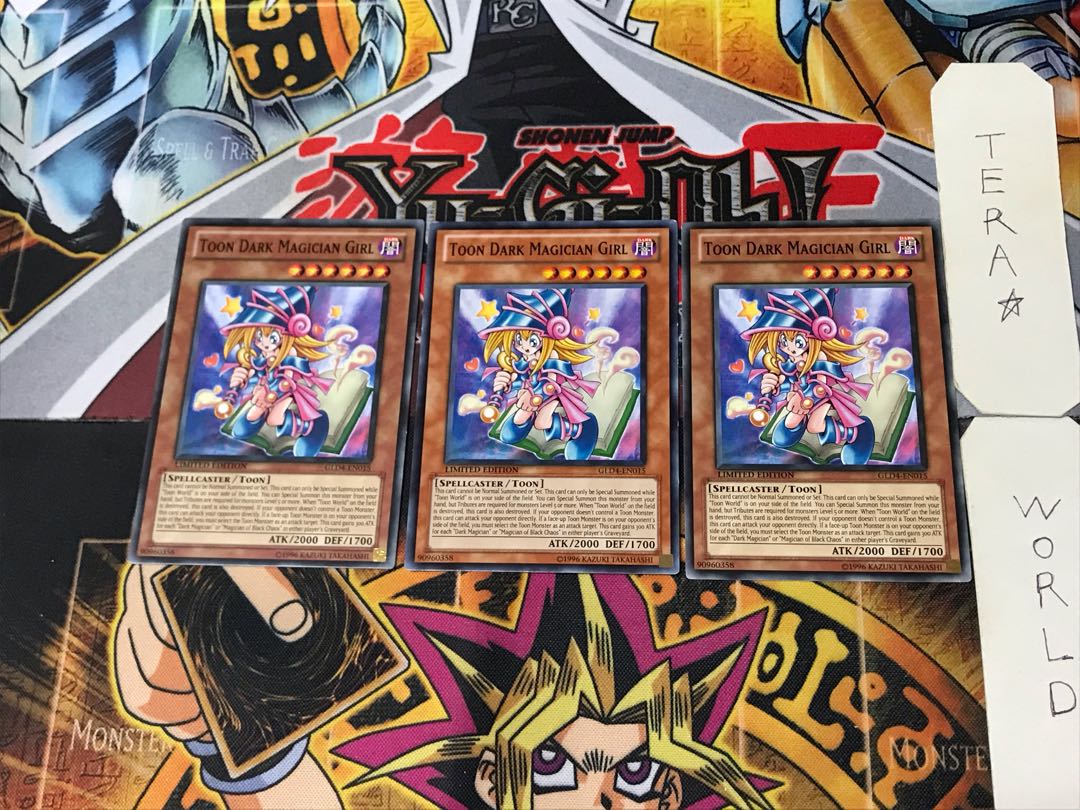 English Toon Dark Magician Girl 10 Normal Set of 3 Tera