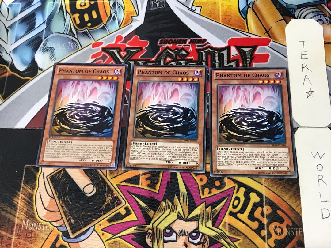 English Phantom of Chaos 1 Normal 3-card set Tera