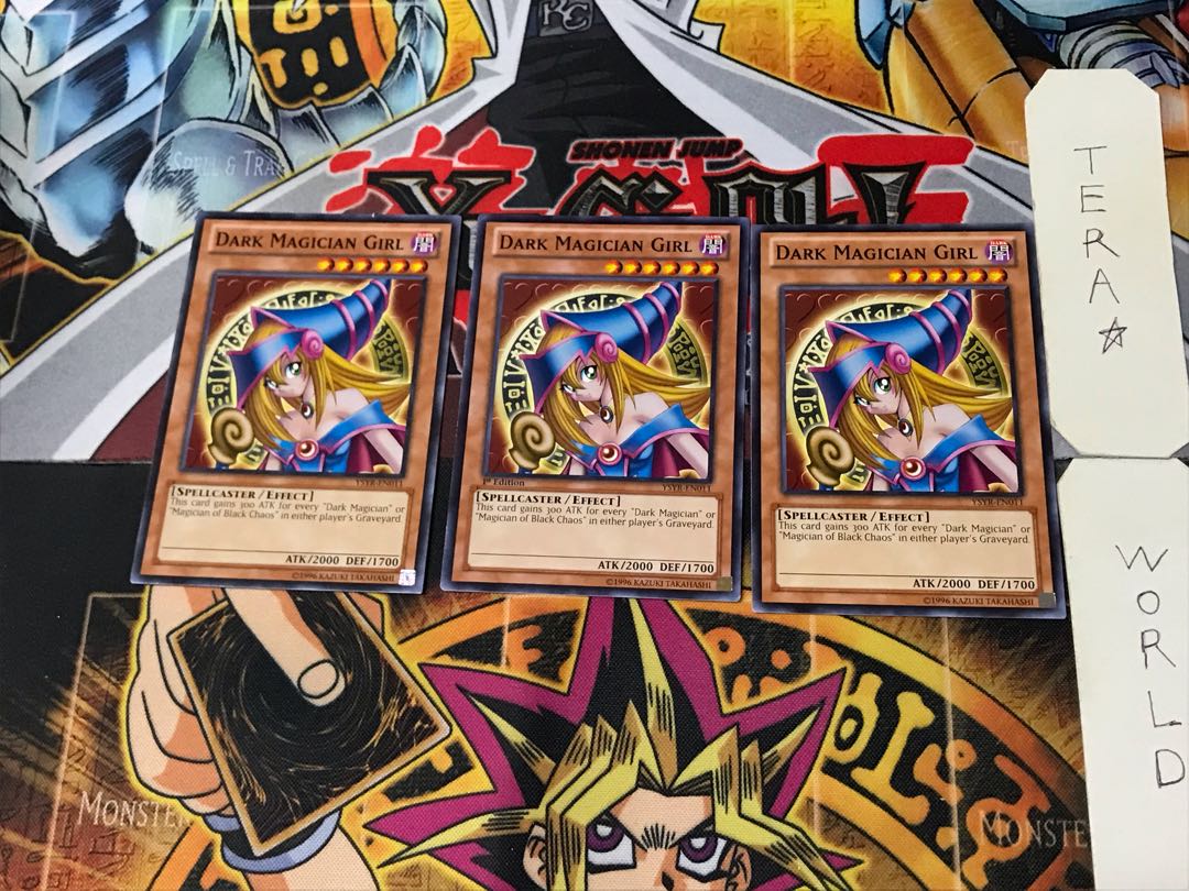 English Dark Magician Girl 1 Normal, set of 3 Tera