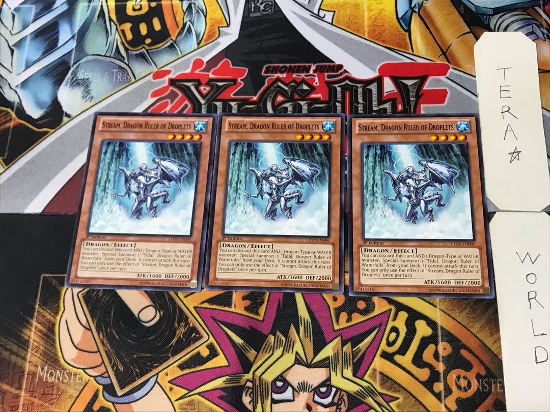 English Water Conqueror Dragon - Stream 2 Normal, set of 3 Tera.