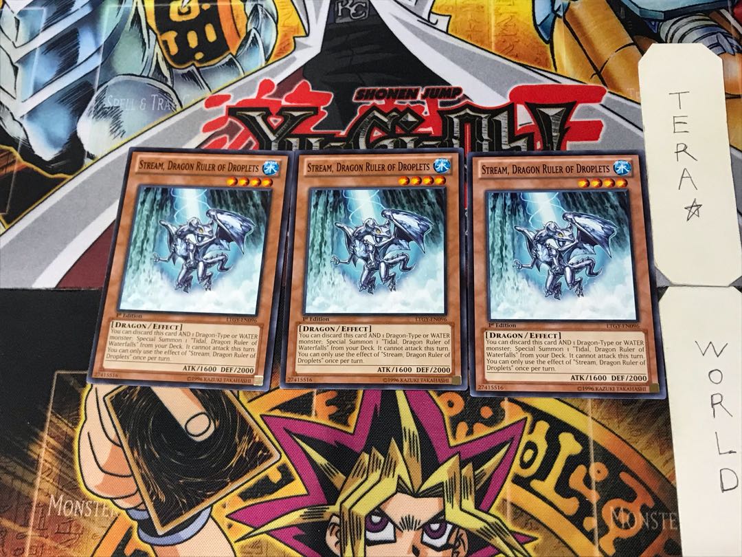 English Water Conqueror Dragon - Stream 5 Normal Set of 3 Tera