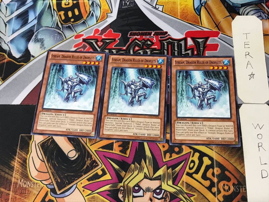 English Water Conqueror Dragon - Stream 6 Normal, set of 3 Tera.