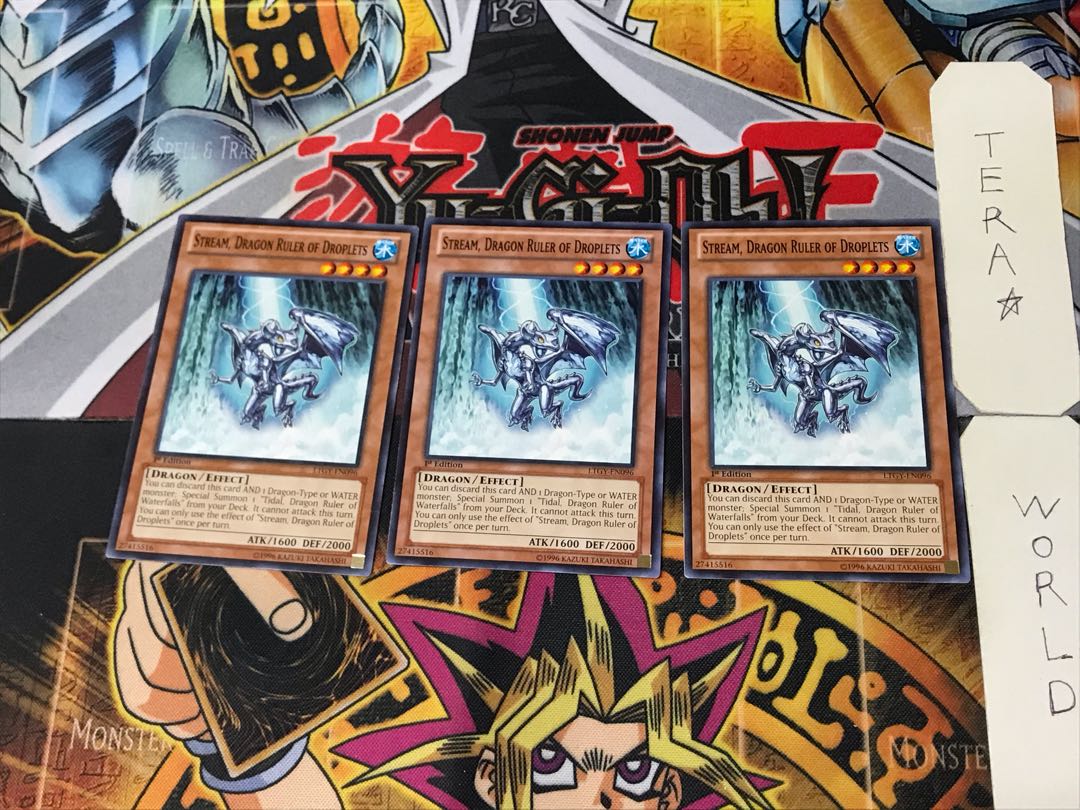 English Water Conqueror Dragon - Stream 7 Normal, set of 3 Tera.