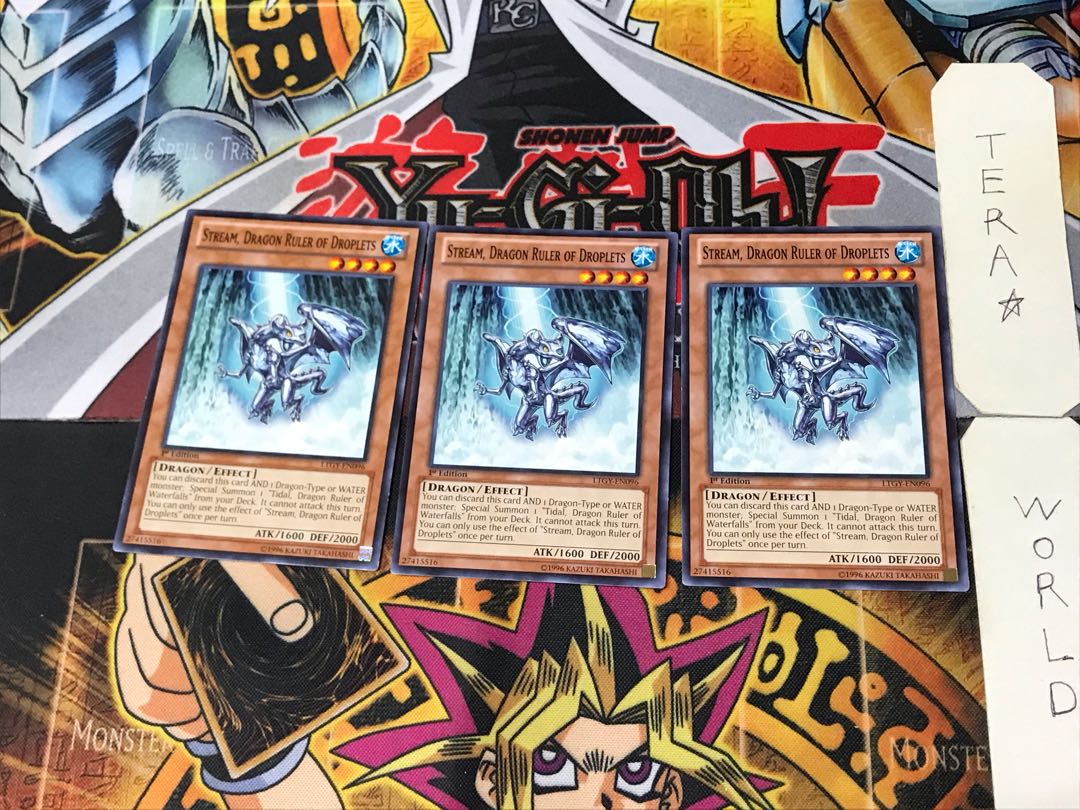 English Water Conqueror Dragon - Stream 9 Normal, set of 3 Tera.