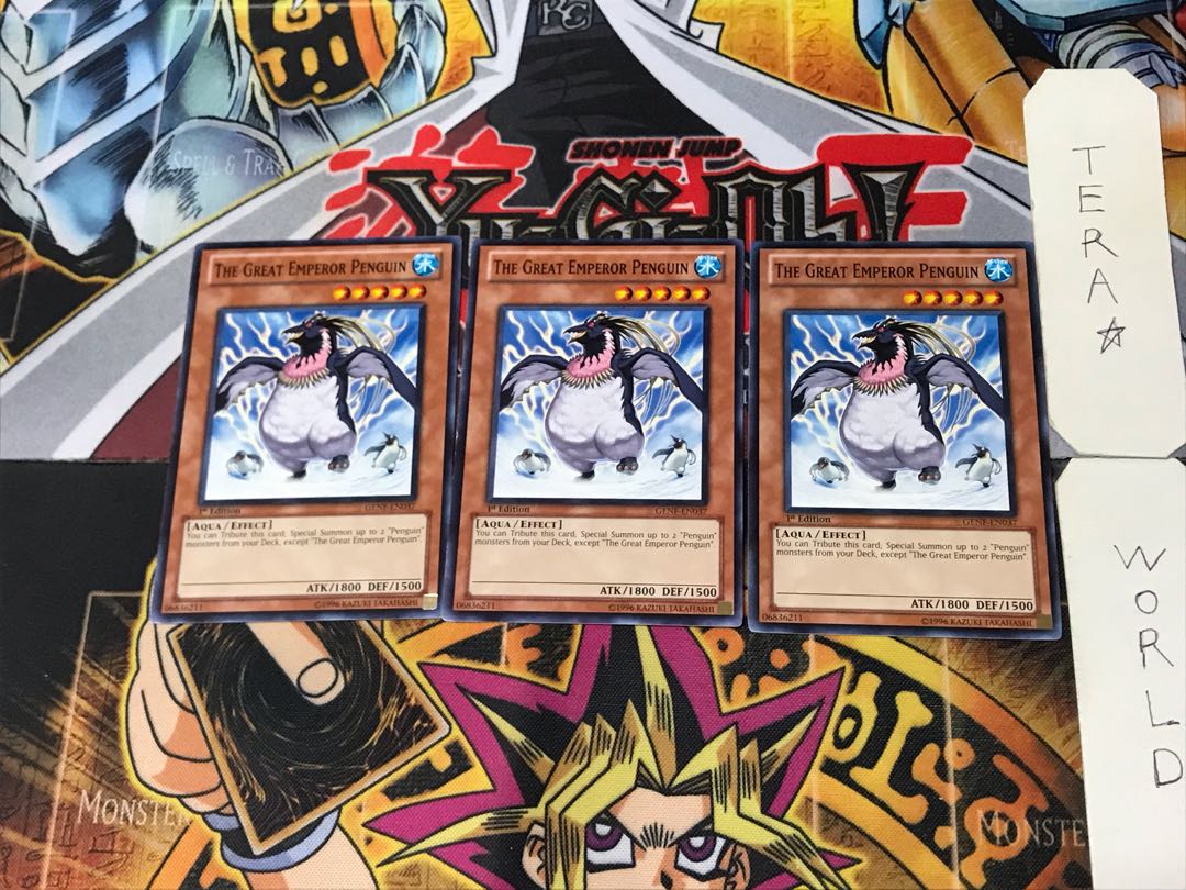 英語版 大皇帝ペンギン 1 ノーマル  3枚セット てら