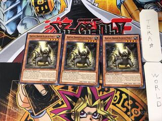 English version Earth Conqueror Dragon - Reactan 5 Normal, set of 3 Tera.