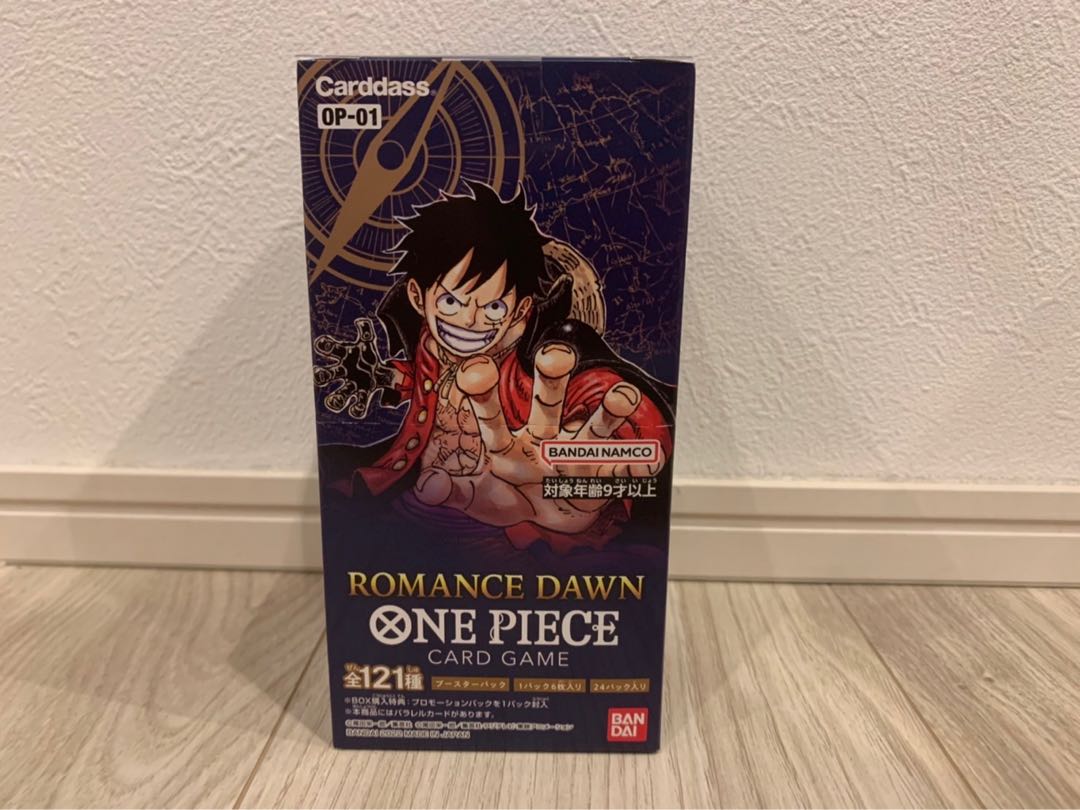 One Piece Card Game Romance Dawn 1 box with tapes