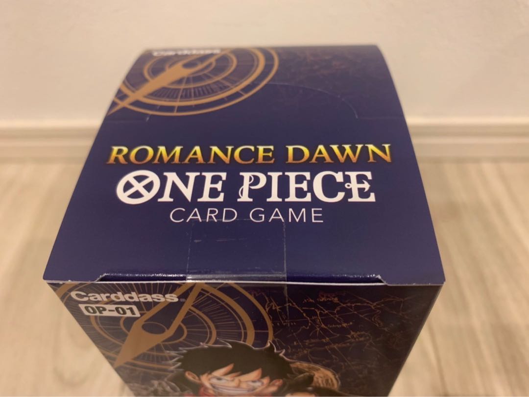 One Piece Card Game Romance Dawn 1 box with tapes