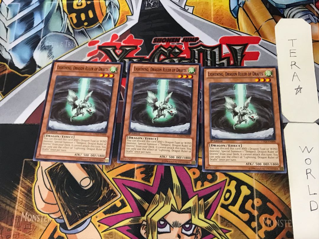 English version Wind Conqueror Dragon - Lightning 2 Normal, set of 3 Tera.