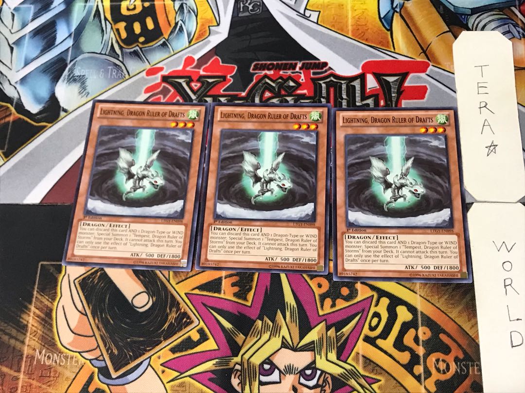 English version Wind Conqueror Dragon - Lightning 5 Normal, set of 3 Tera.