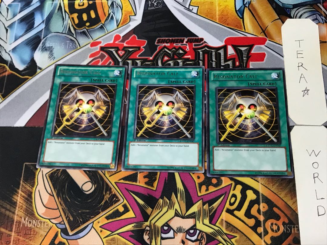 English Resonator Call 2 rare, set of 3 Tera.