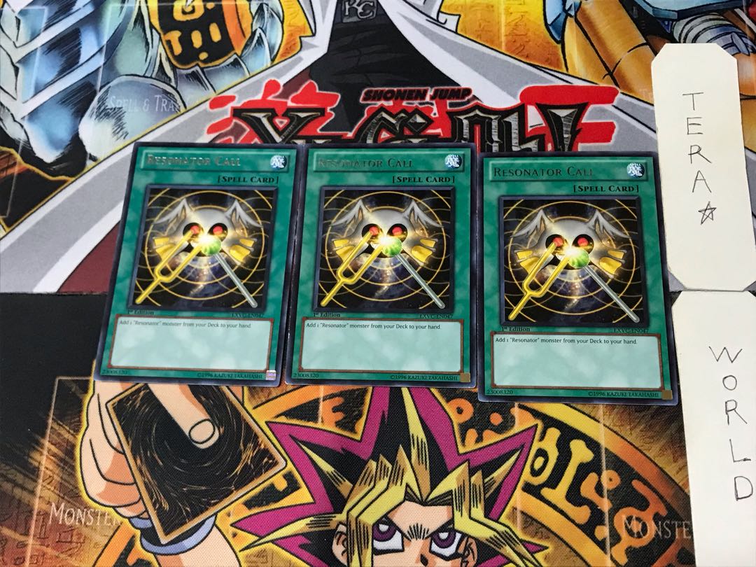 English Resonator Call 3 Rare 3-card set Tera