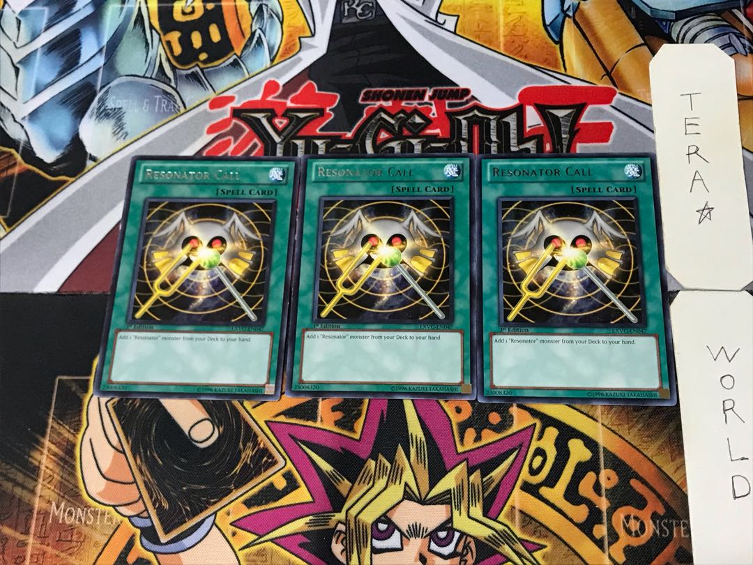 English Resonator Call 5 Rare 3-card set Tera