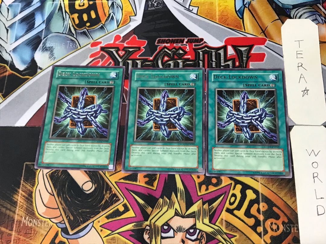 English Deck Lockdown 1 rare, set of 3 Tera.