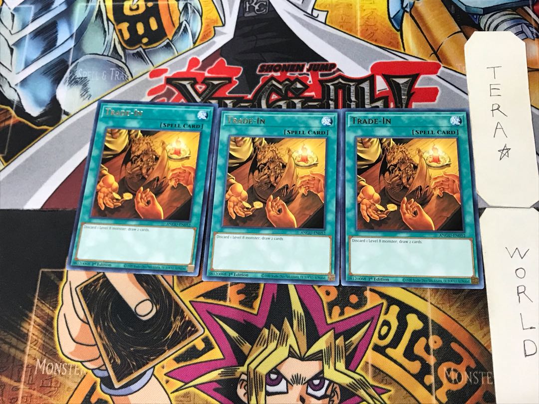 English Trade-In 3 rare, set of 3 Tera.