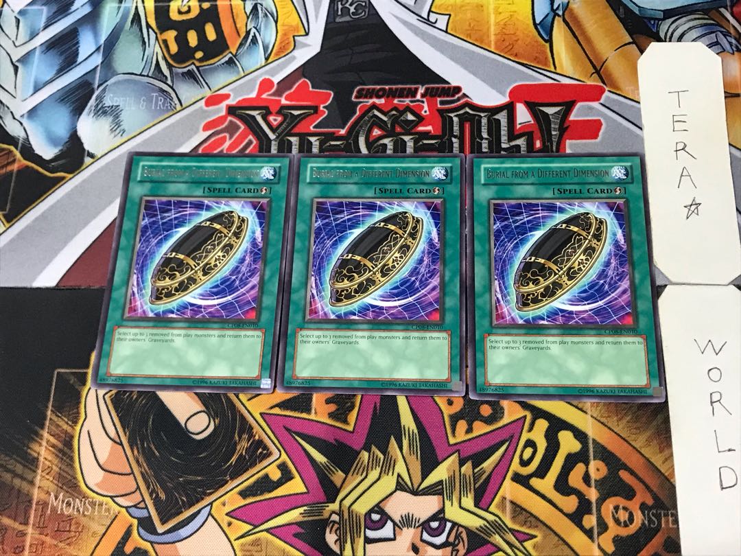 English Burial from a Different Dimension 2 rare, set of 3 Tera.