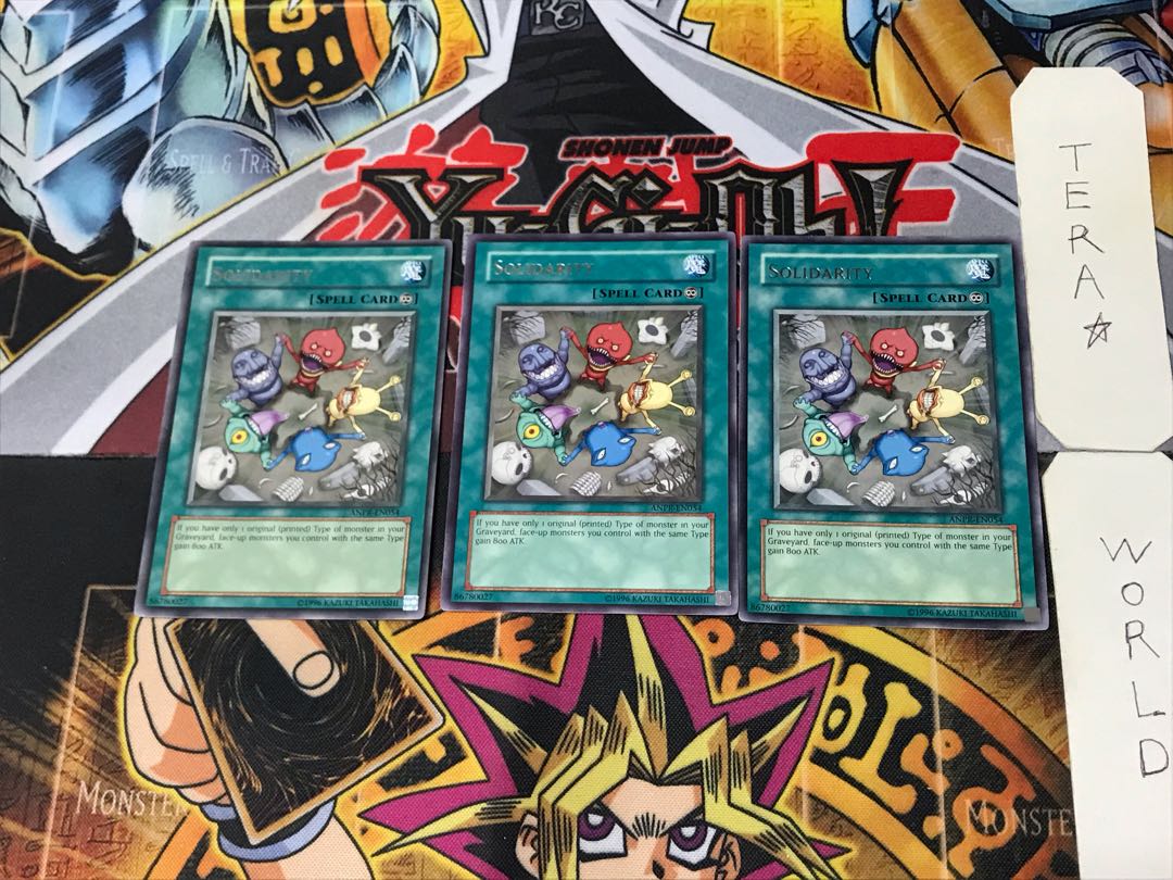 English Solidarity 4 Rare, set of 3 Tera.