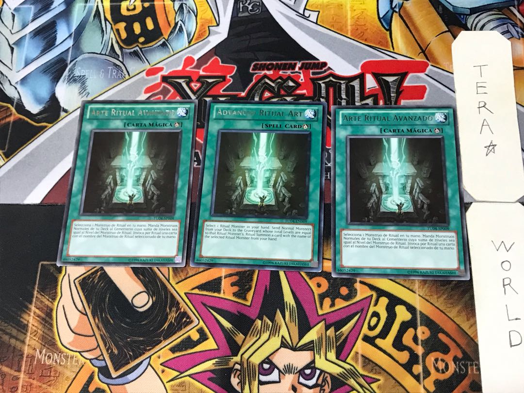 English Advanced Ritual Art 1 rare, set of 3 Tera.