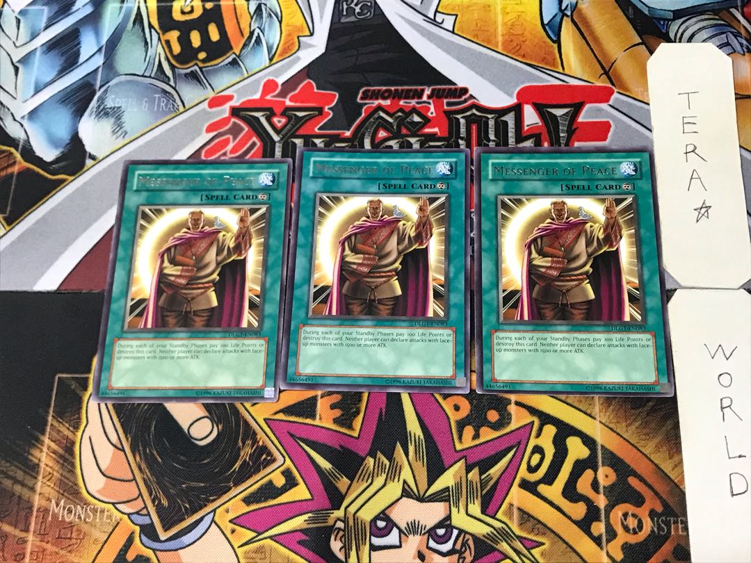 English Messenger of Peace 2 rare, set of 3 Tera.