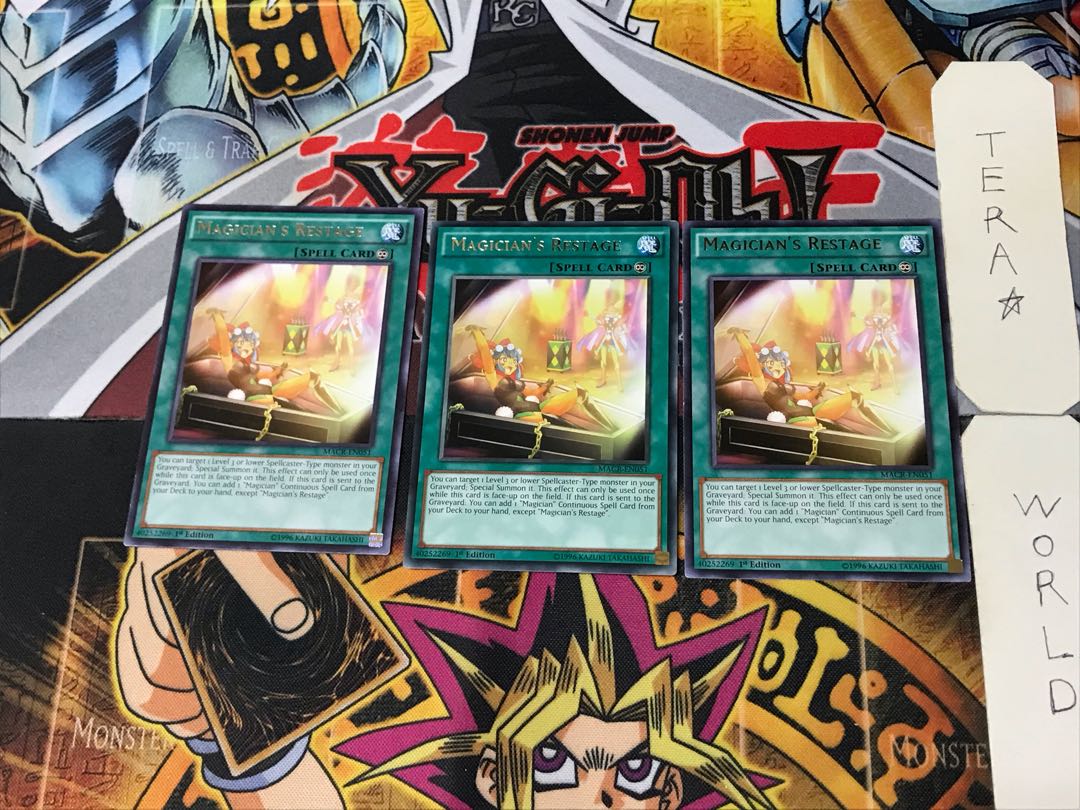English Magician's Restage 2 Rare, set of 3 Tera.