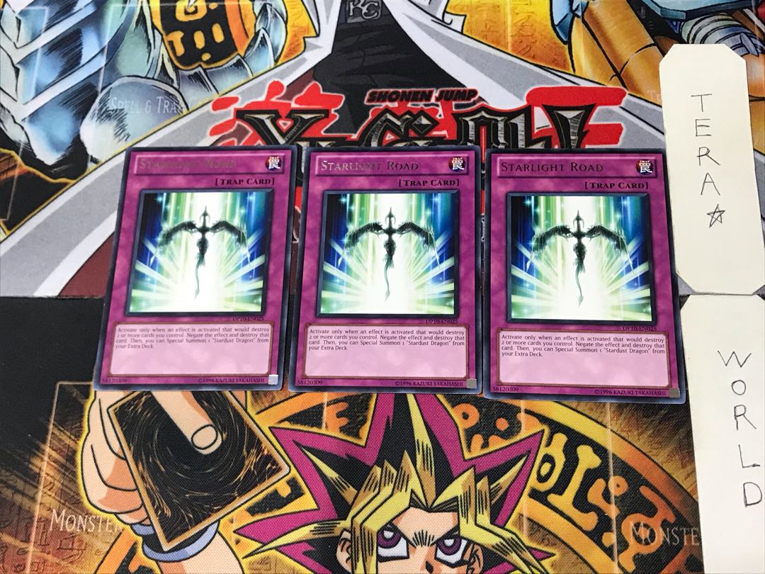 English Starlight Road 2 Rare, set of 3 Tera.