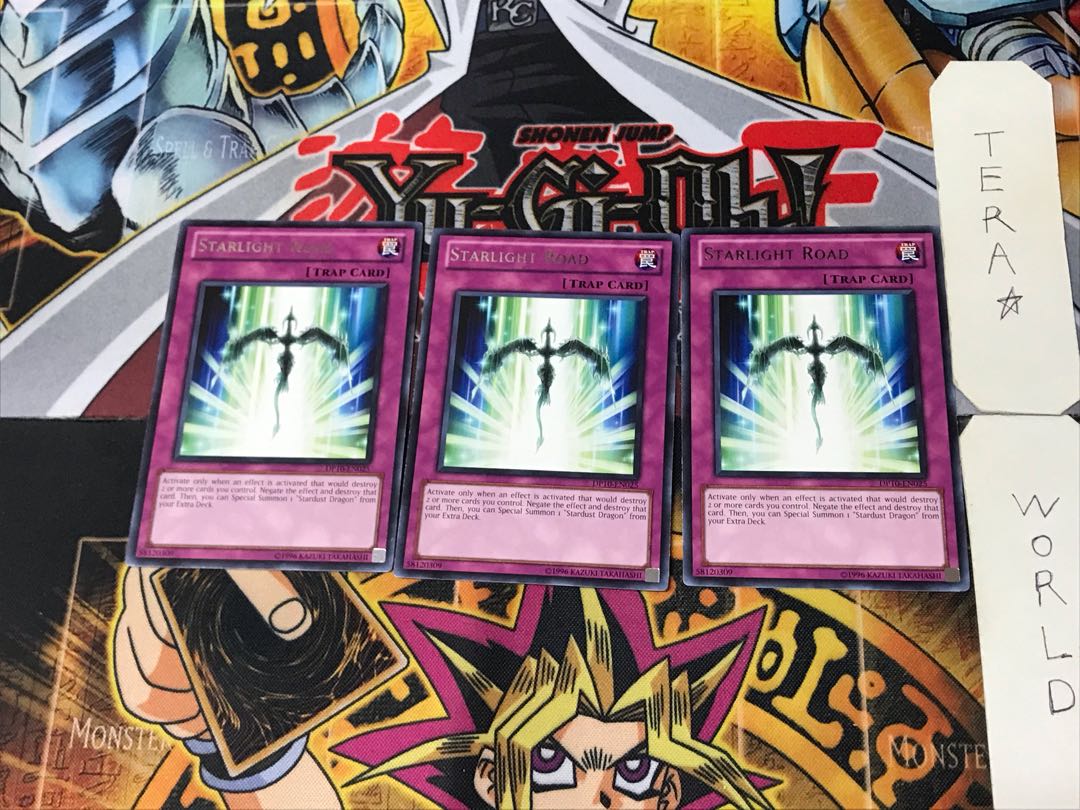 English Starlight Road 4 Rare 3-card set Tera