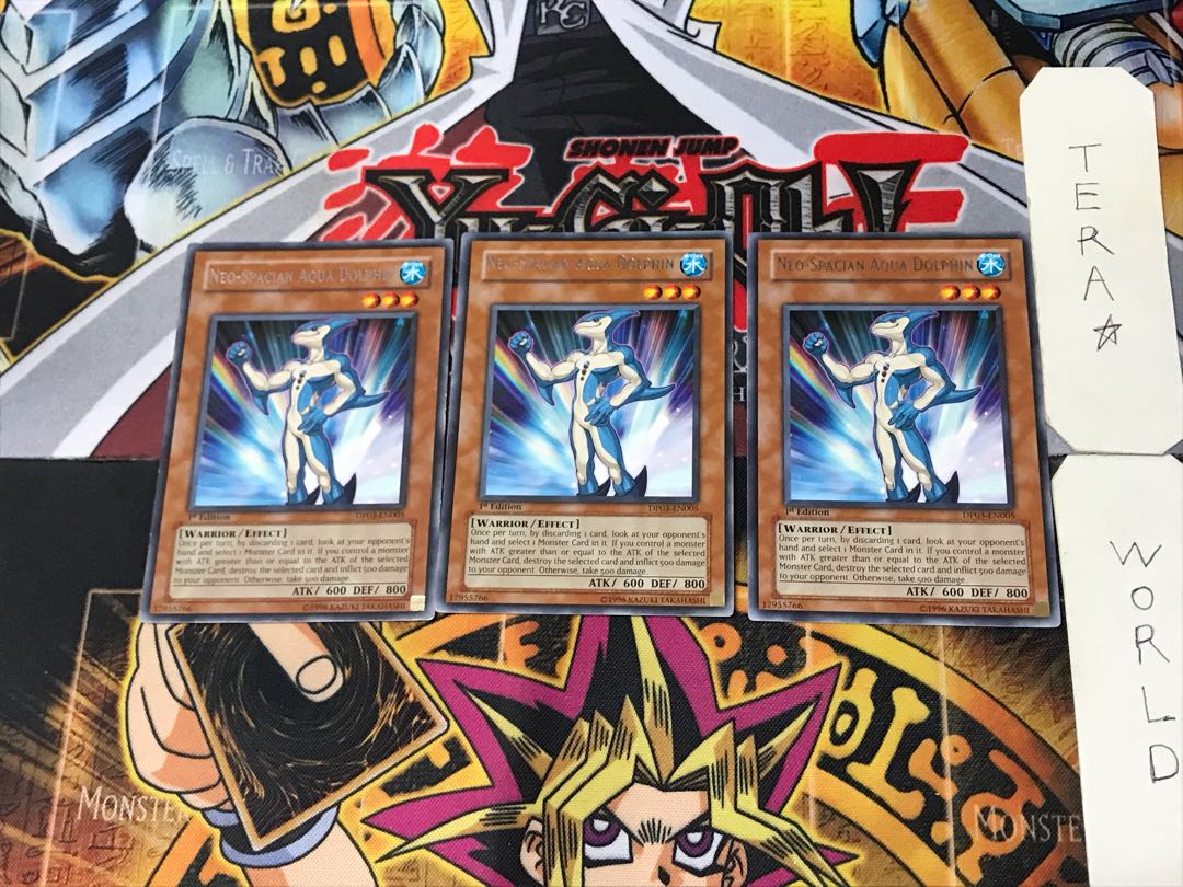 English Neo-Spacian Aqua Dolphin 1 rare, set of 3 Tera.