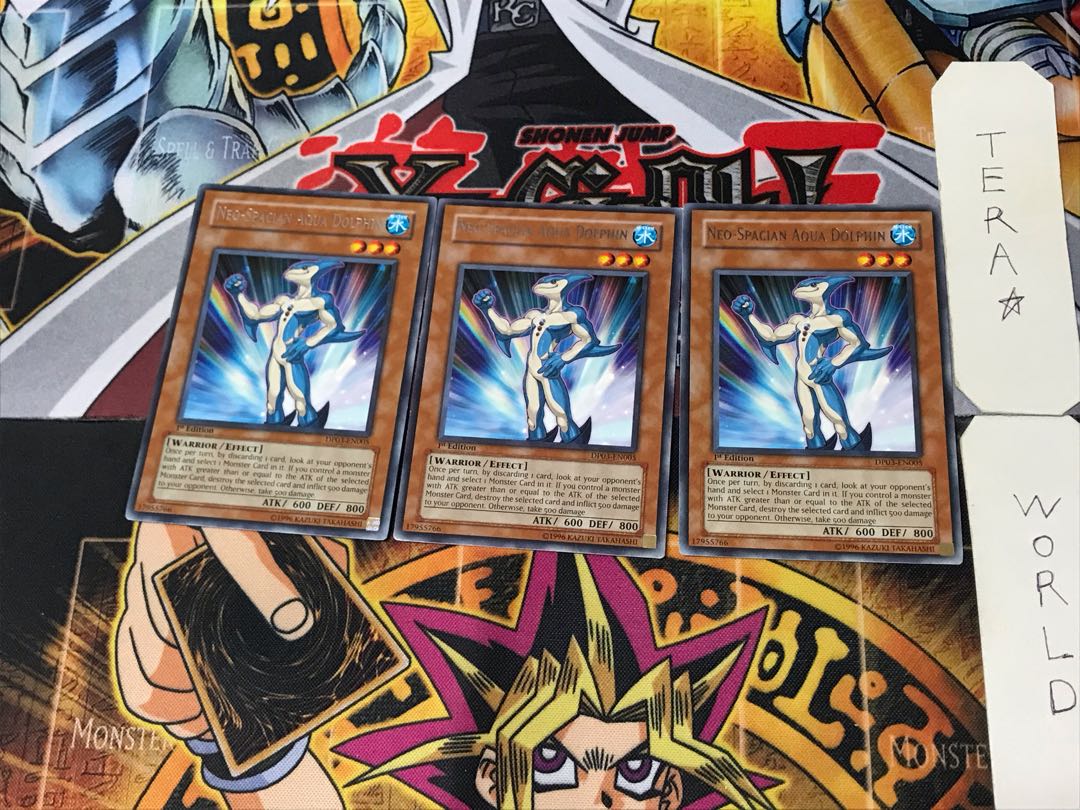 English Neo-Spacian Aqua Dolphin 2 rare, set of 3 Tera.