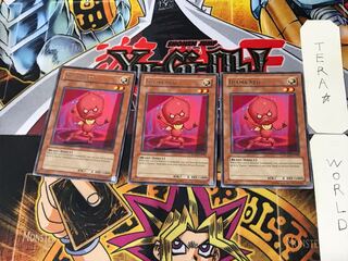 English Ojama Red 2 rare, set of 3 Tera.