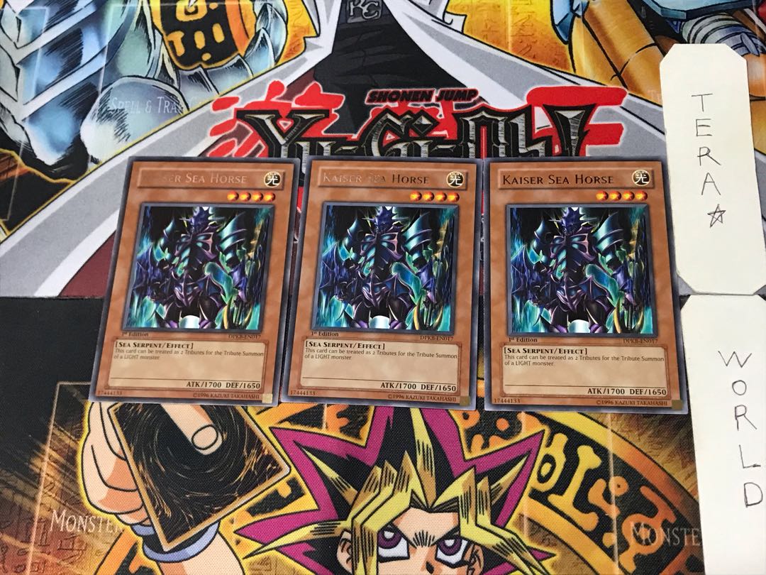 English Kaiser Sea Horse 2 rare, set of 3 Tera.