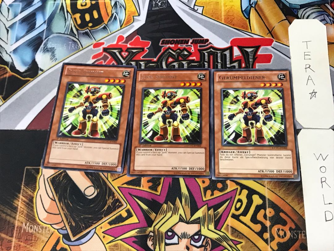 English Junk Servant 2 rare, set of 3 Tera.