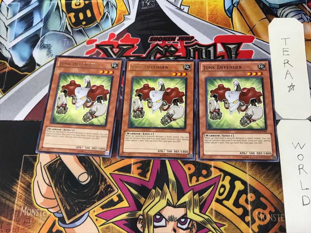 English Junk Defender 2 rare, set of 3 Tera.