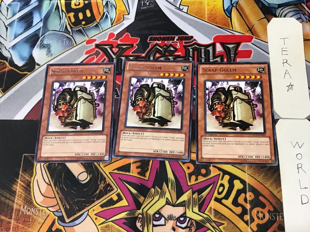 English Scrap Golem 3 rare, set of 3 Tera.