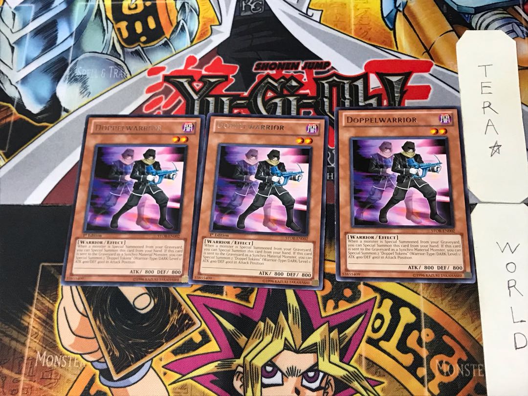 English Doppelwarrior 2 Rare, set of 3 Tera.