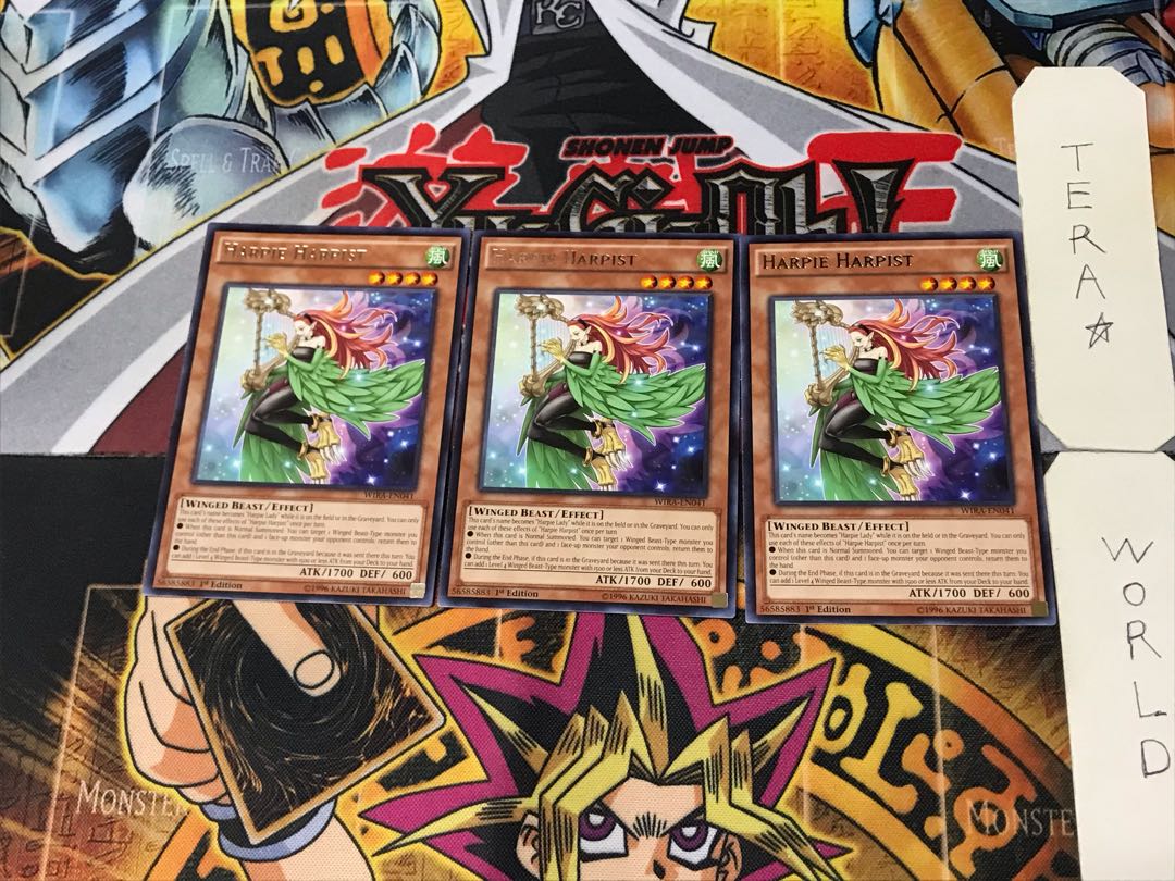 English Harpie Harpist 1 rare, set of 3 Tera.