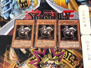 英語版 ホルスの黒炎竜 LV4 1 レア 3枚セット てら