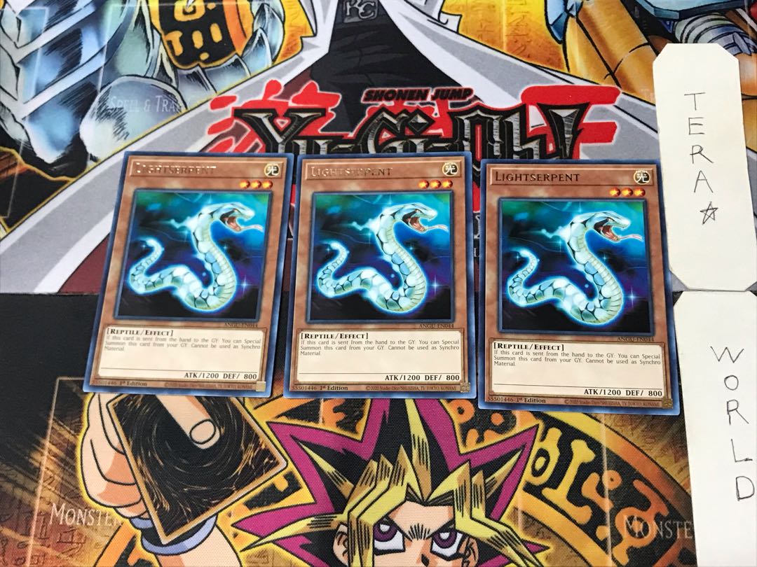 英語版 ライト・サーペント 1 レア 3枚セット てら