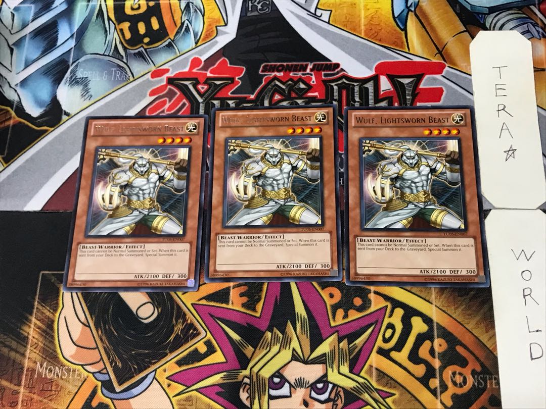 英語版 ライトロード・ビースト ウォルフ 1 レア 3枚セット てら