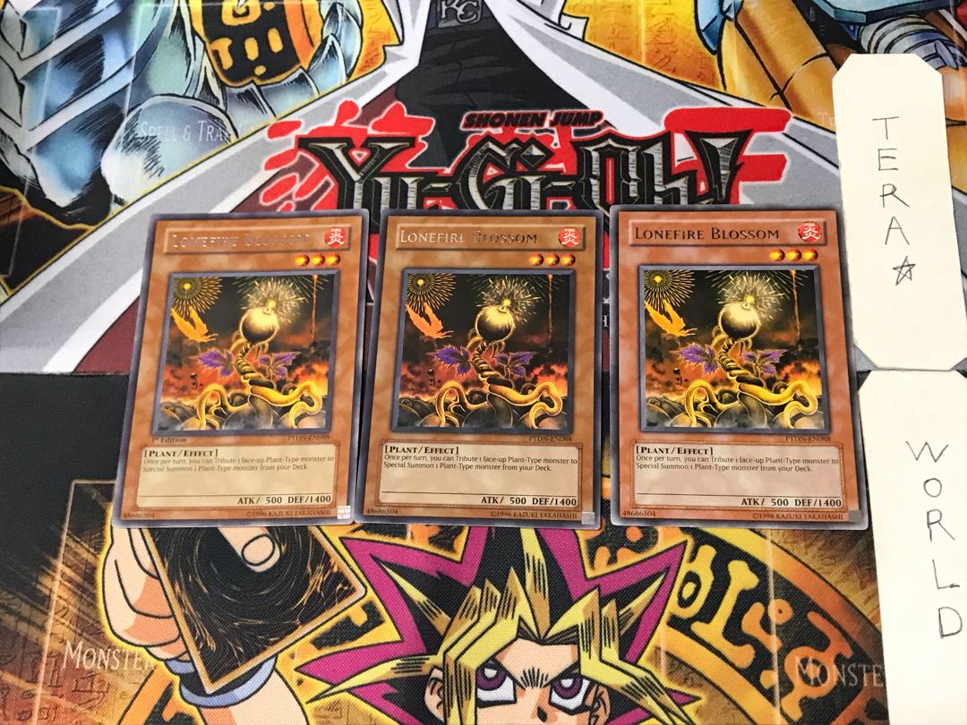 English Lonefire Blossom 1 rare, set of 3 Tera.