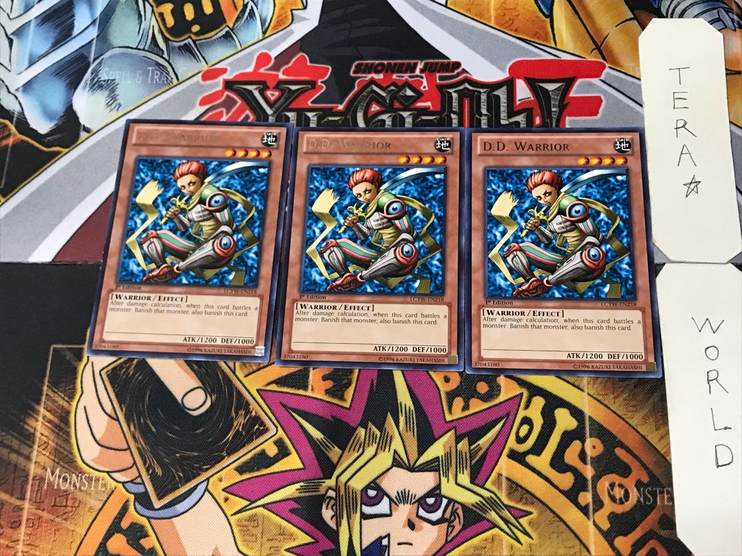 English D.D. Warrior 1 rare, set of 3 Tera.