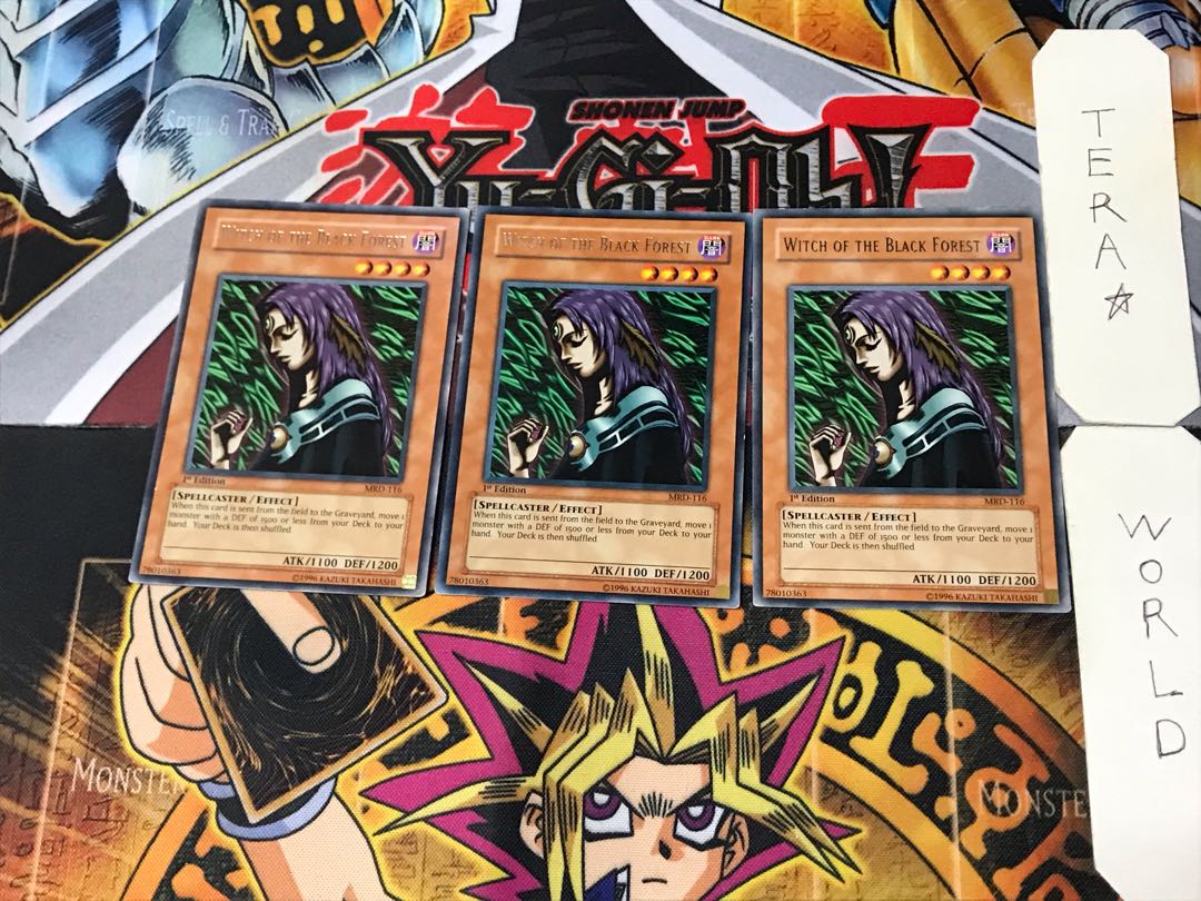 English Witch of the Black Forest 1 rare, set of 3 Tera.