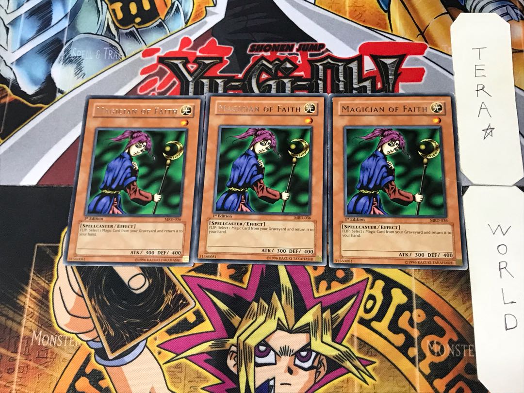 English Magician of Faith 1 rare, set of 3 Tera.